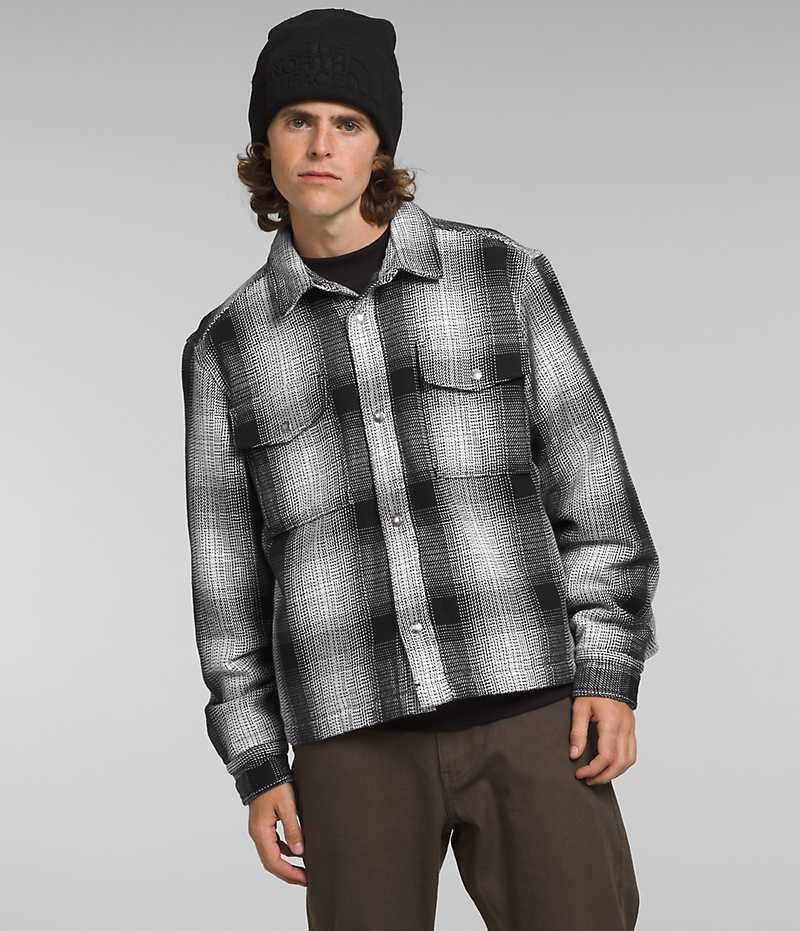 Chemise The North Face Valley Twill Utility Shacket Homme Noir Grise | PARIS WGOKL