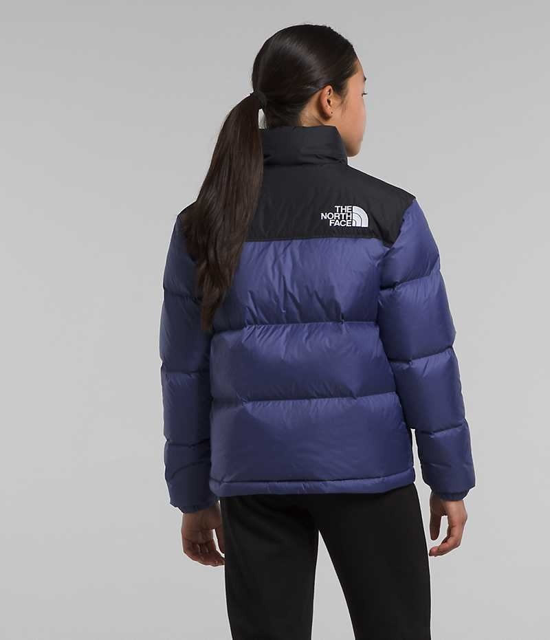 Doudoune The North Face 1996 Retro Nuptse Fille Bleu | FRANCE IXAJD