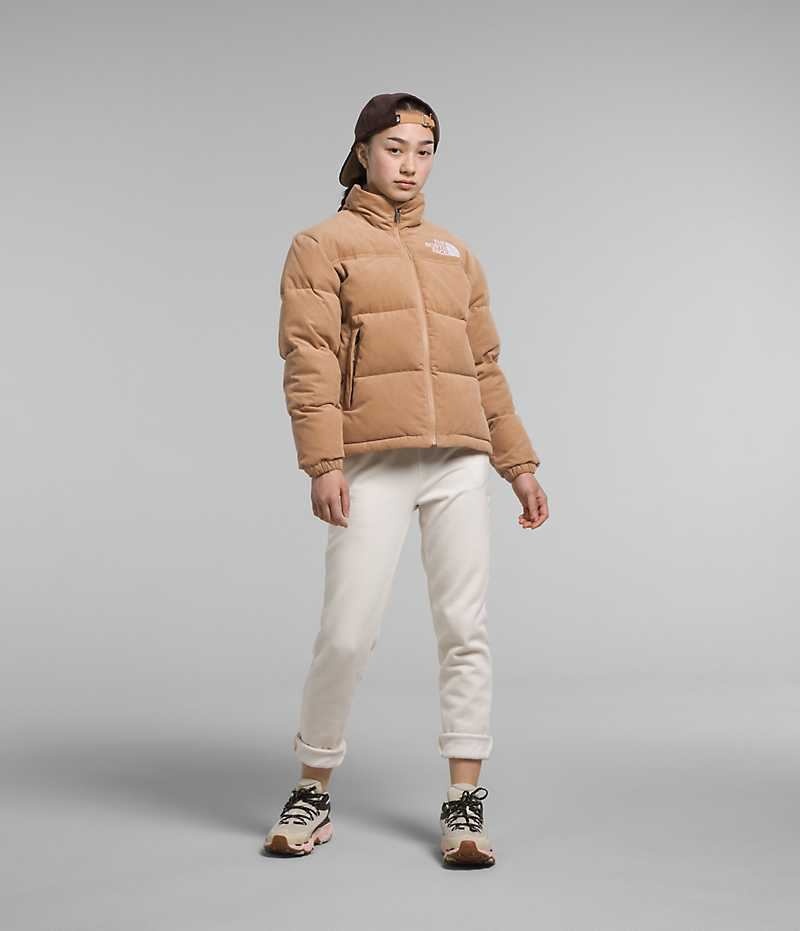 Doudoune The North Face 1996 Retro Nuptse Fille Kaki | PARIS KUGFJ