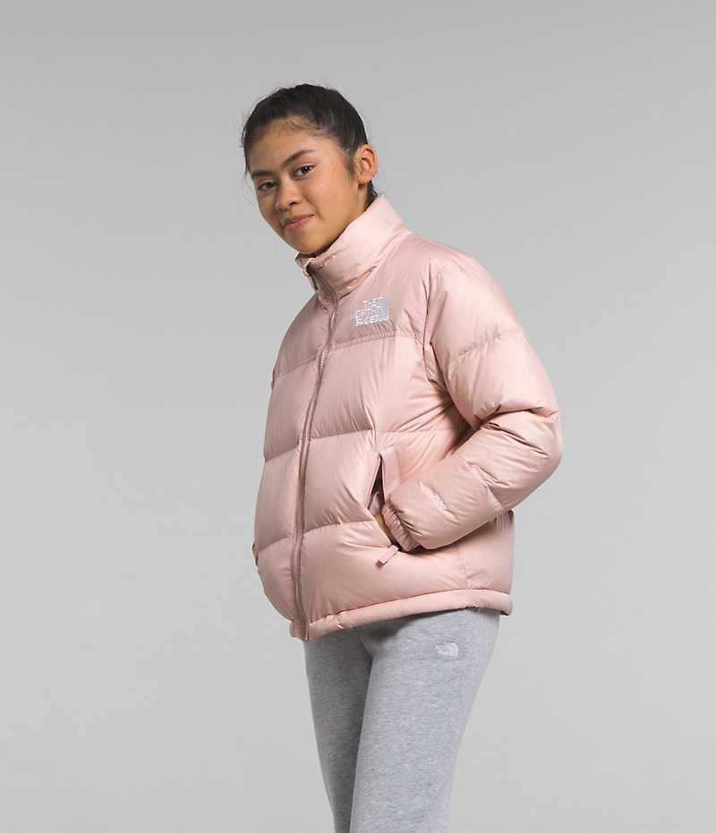 Doudoune The North Face 1996 Retro Nuptse Fille Rose | PARIS XNZVW