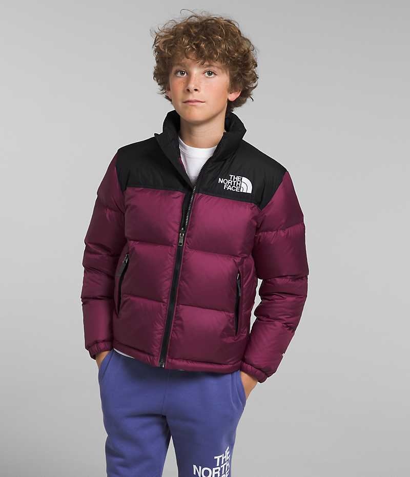 Doudoune The North Face 1996 Retro Nuptse Garcon Bordeaux | PARIS HRKEJ