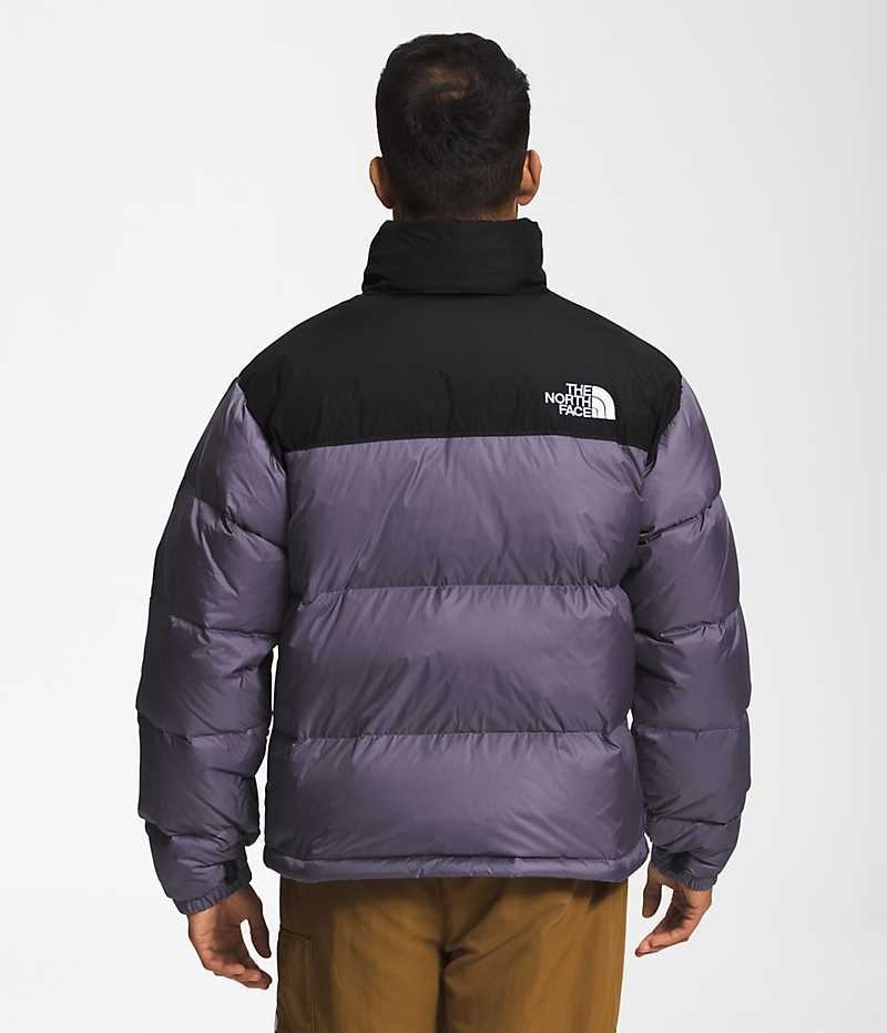 Doudoune The North Face 1996 Retro Nuptse Homme Violette Noir | PARIS JMCAX