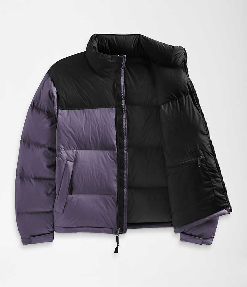 Doudoune The North Face 1996 Retro Nuptse Homme Violette Noir | PARIS JMCAX