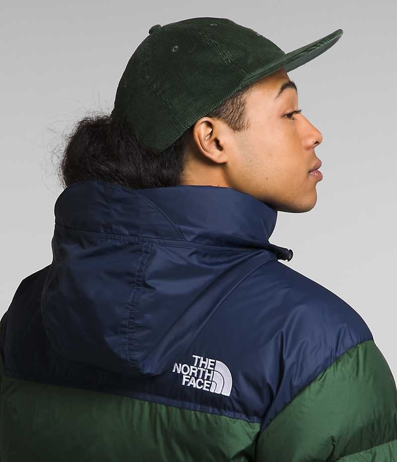 Doudoune The North Face 1996 Retro Nuptse Homme Vert Bleu Marine | FR RQWHB