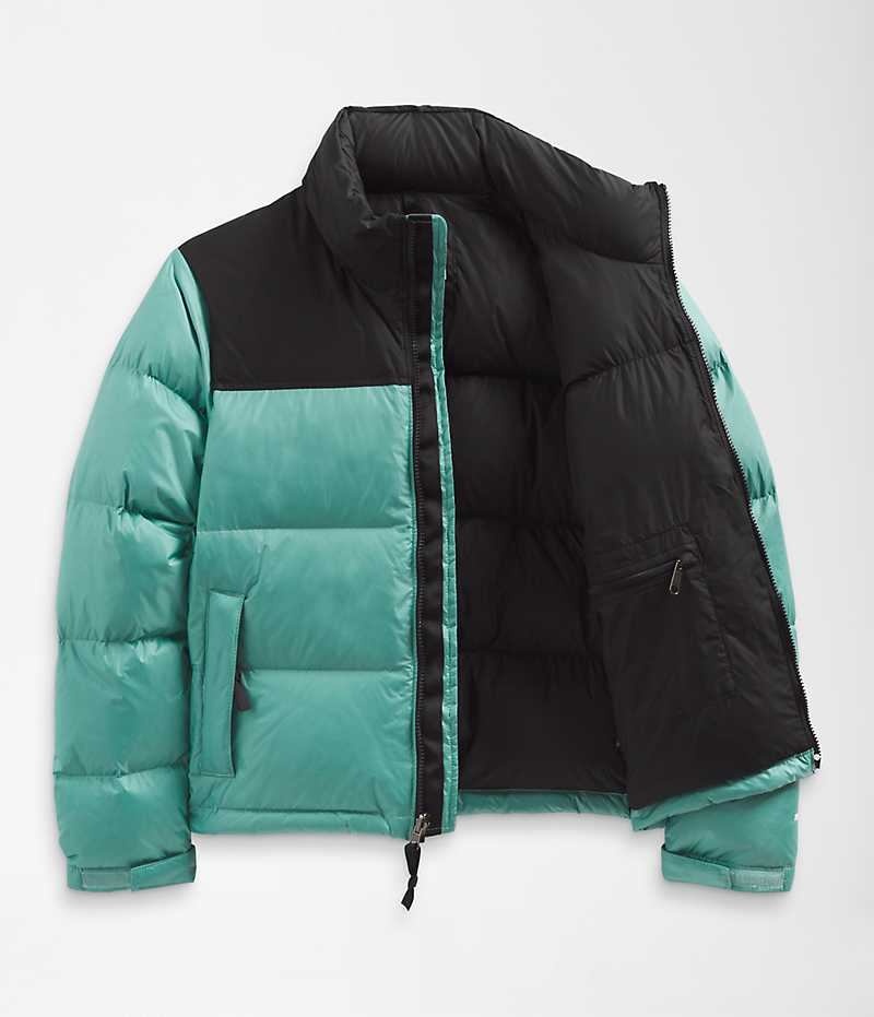Doudoune The North Face 1996 Retro Nuptse Femme Turquoise | PARIS PBEXM
