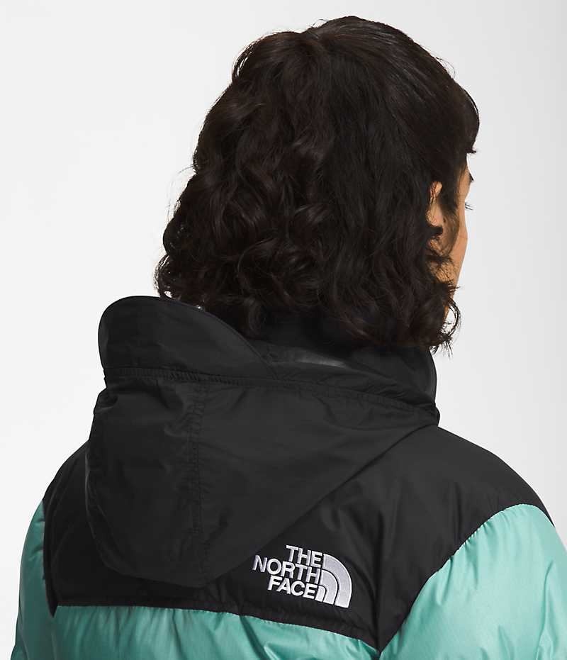 Doudoune The North Face 1996 Retro Nuptse Femme Turquoise | PARIS PBEXM