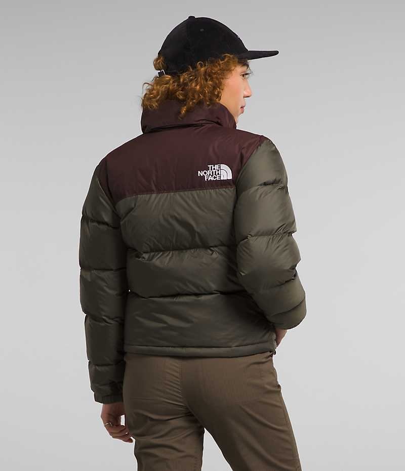 Doudoune The North Face 1996 Retro Nuptse Femme Vert Olive | FR VTBWM