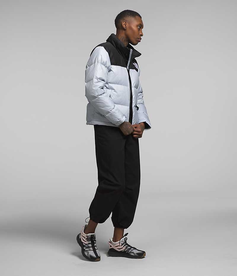 Doudoune The North Face 1996 Retro Nuptse Femme Noir Blanche | FR KWLVZ