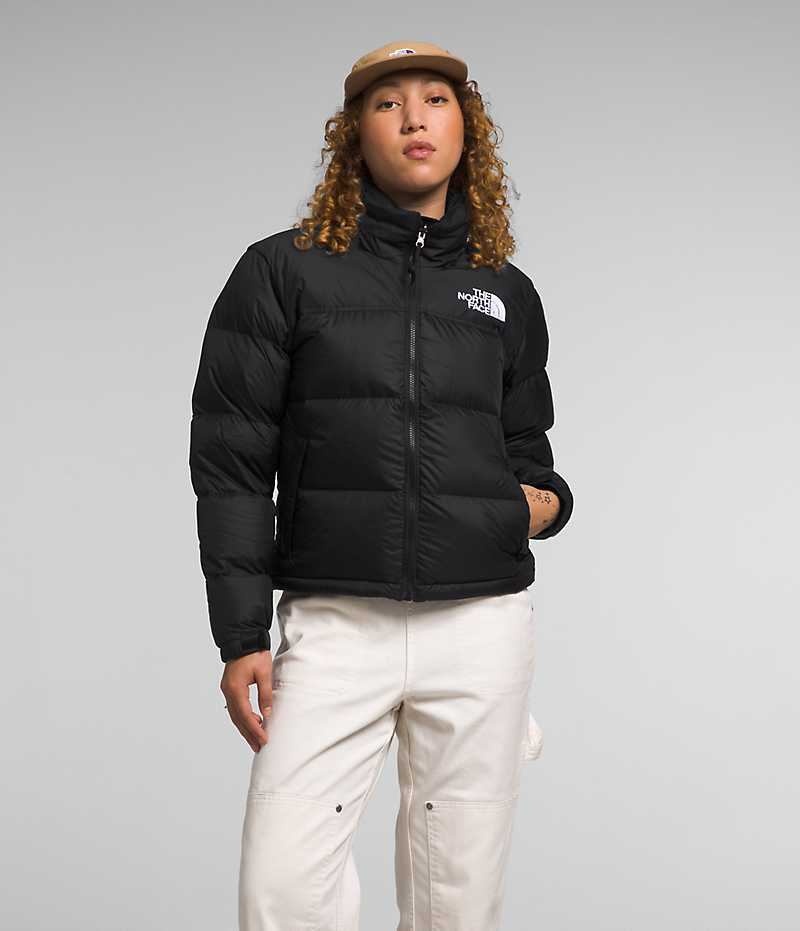 Doudoune The North Face 1996 Retro Nuptse Femme Noir | PARIS DFXLS