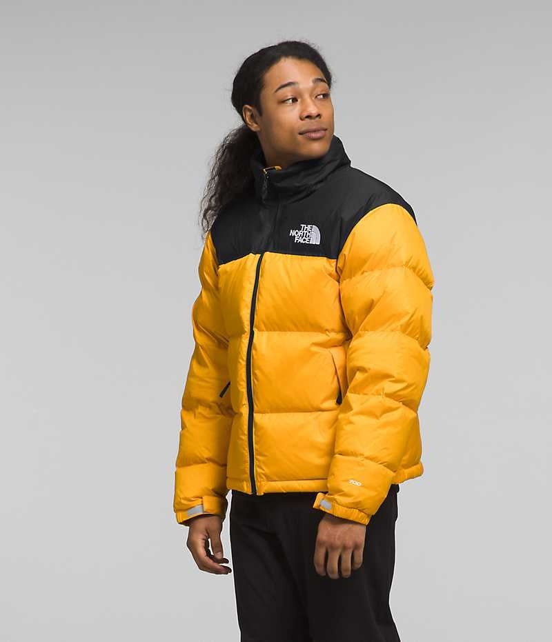 Doudoune The North Face 1996 Retro Nuptse Homme Doré Noir | PARIS ACYUO