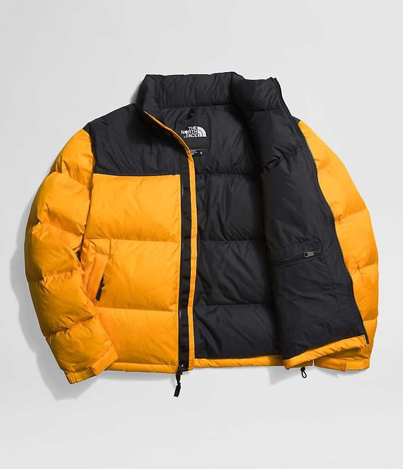 Doudoune The North Face 1996 Retro Nuptse Homme Doré Noir | PARIS ACYUO