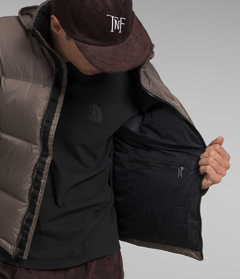 Doudoune The North Face 1996 Retro Nuptse Homme Marron | FRANCE ARGES