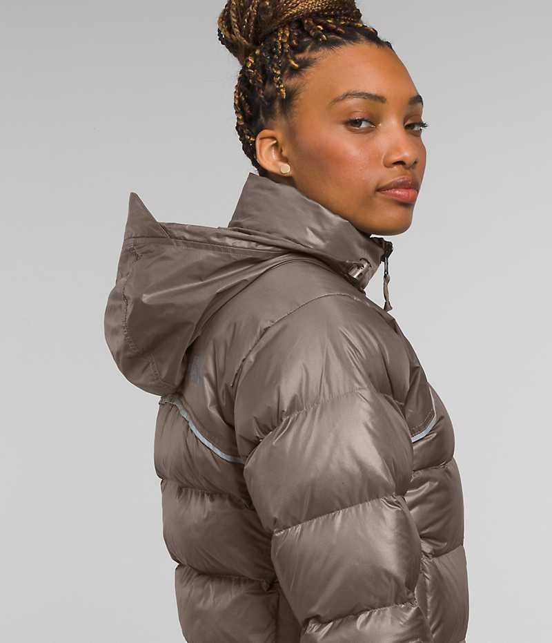 Doudoune The North Face 2000 Retro Nuptse Femme Marron | FR XAIVG