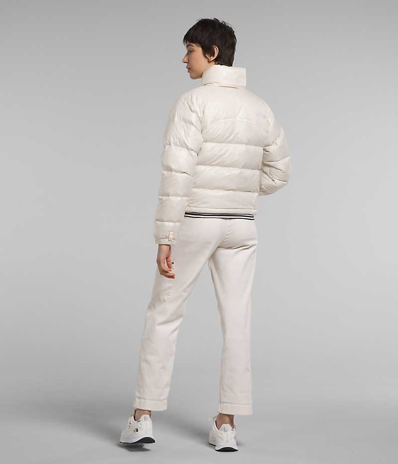 Doudoune The North Face 2000 Retro Nuptse Femme Blanche | FRANCE ZHRQL