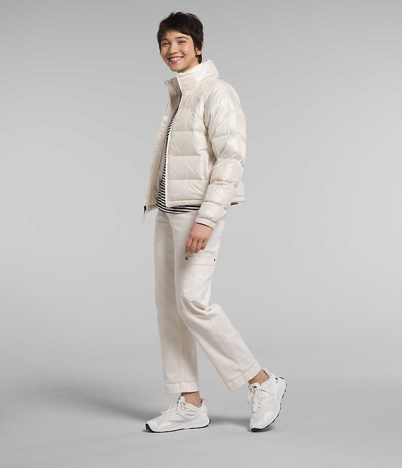 Doudoune The North Face 2000 Retro Nuptse Femme Blanche | FRANCE ZHRQL