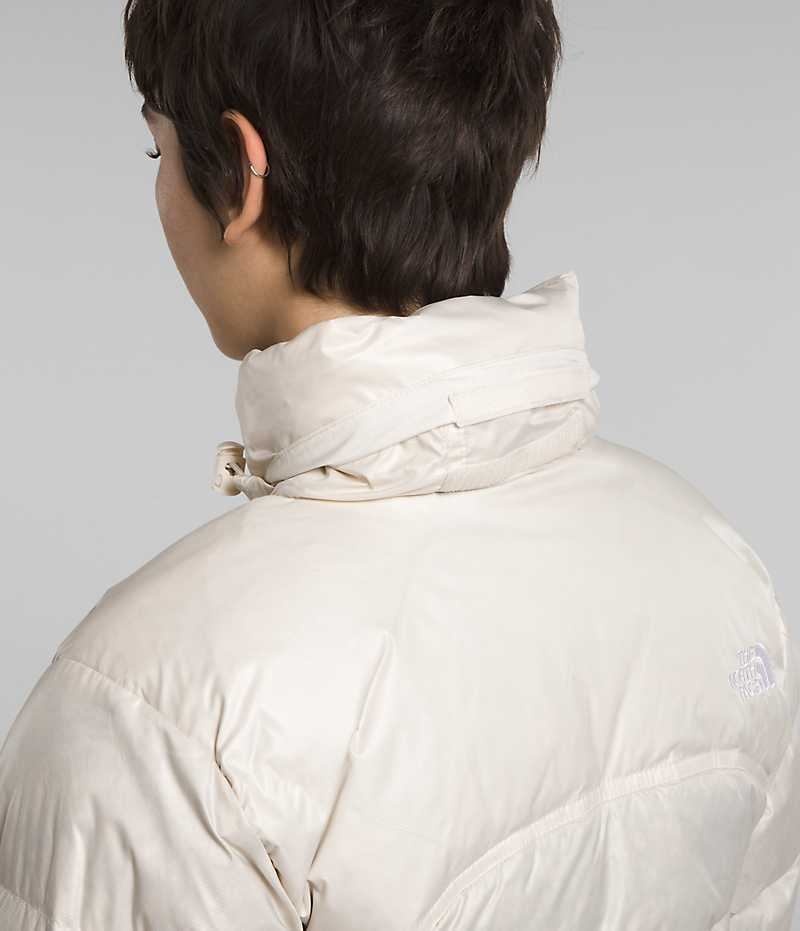 Doudoune The North Face 2000 Retro Nuptse Femme Blanche | FRANCE ZHRQL