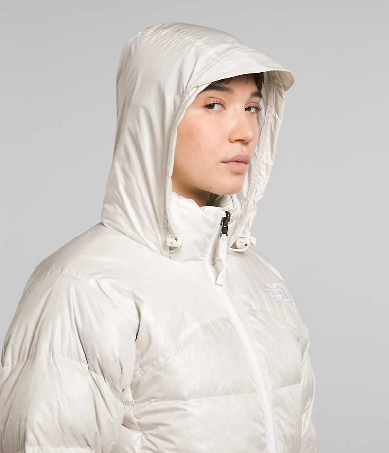 Doudoune The North Face 2000 Retro Nuptse Femme Blanche | FRANCE ZHRQL