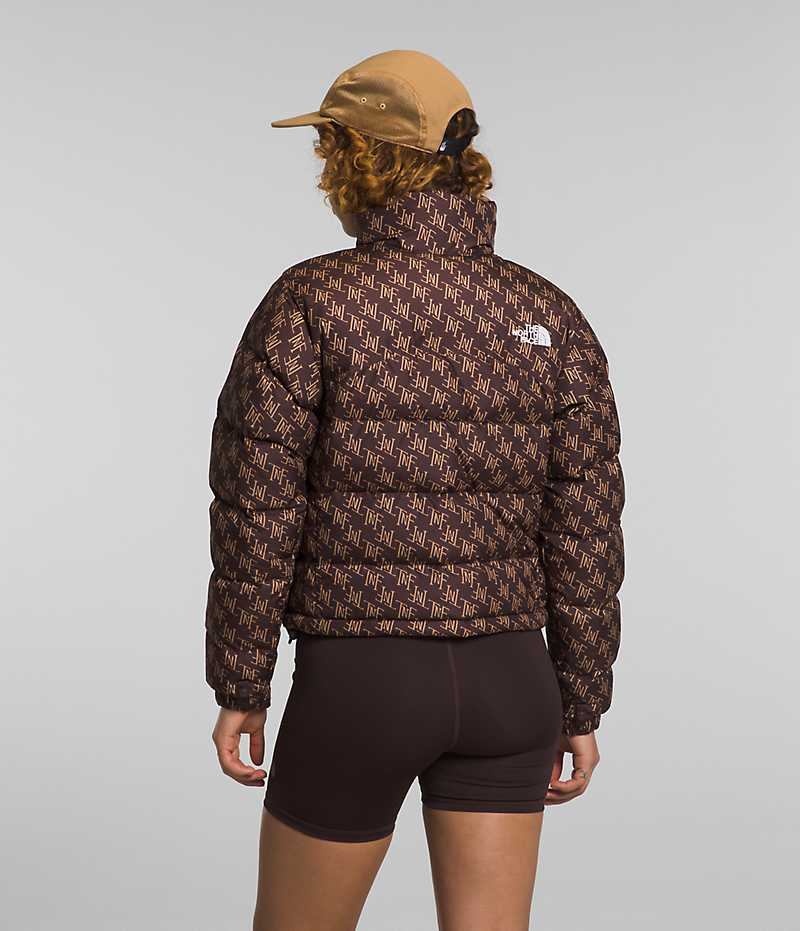 Doudoune The North Face 2000 Retro Nuptse Femme Marron | FR POCZS