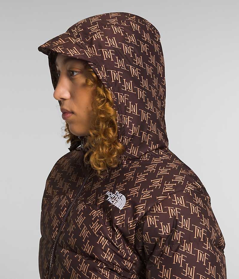 Doudoune The North Face 2000 Retro Nuptse Femme Marron | FR POCZS