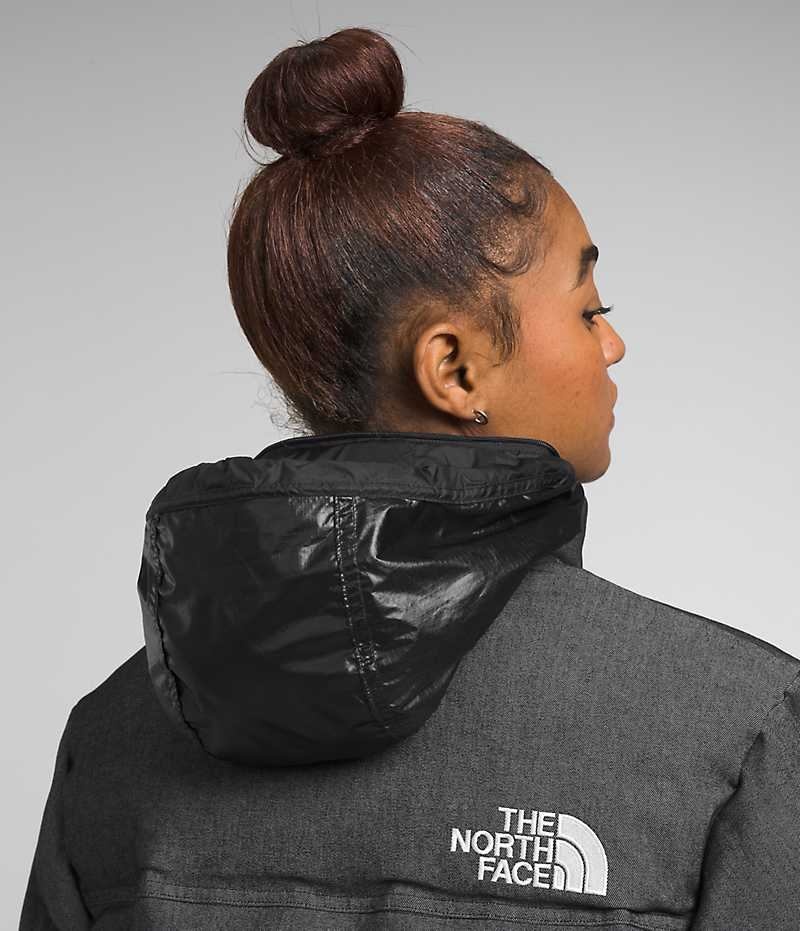 Doudoune The North Face ’92 Reversible Nuptse Femme Noir | PARIS HGNAB