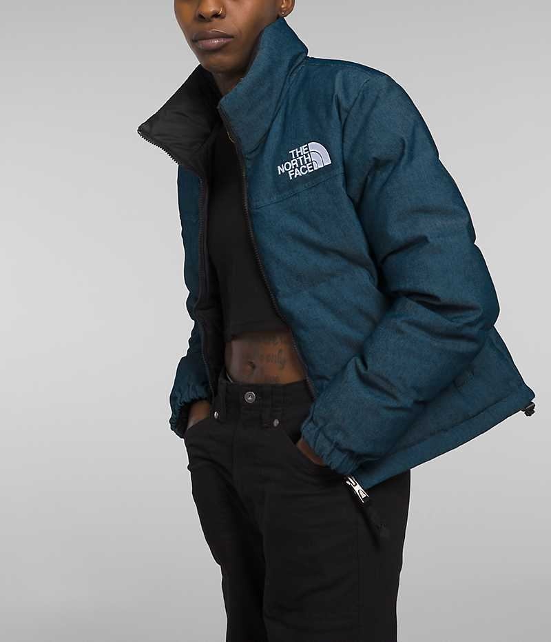 Doudoune The North Face ’92 Reversible Nuptse Femme Bleu | FR VBESK