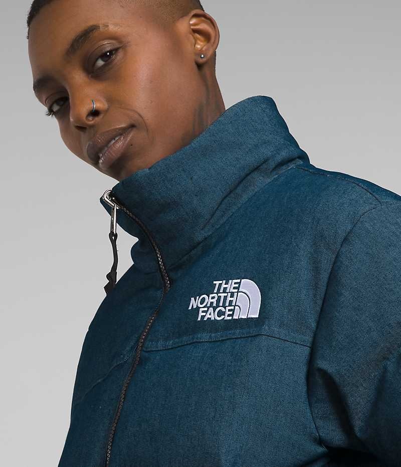 Doudoune The North Face ’92 Reversible Nuptse Femme Bleu | FR VBESK