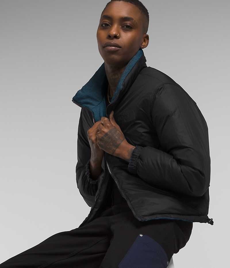 Doudoune The North Face ’92 Reversible Nuptse Femme Bleu | FR VBESK
