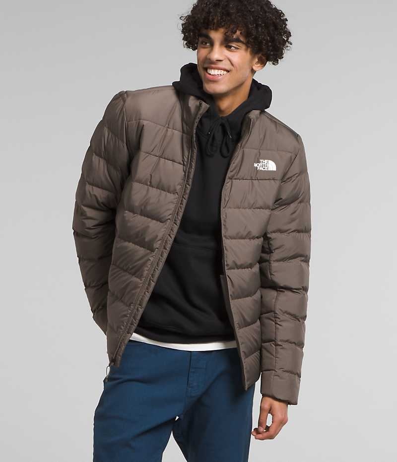Doudoune The North Face Aconcagua 3 Homme Marron | PARIS VKYCU