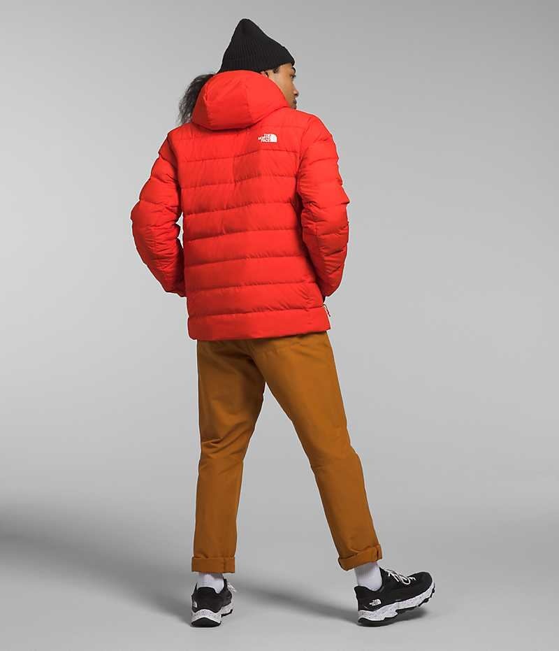 Doudoune The North Face Aconcagua 3 Hoodie Homme Rouge | FR YZLSJ