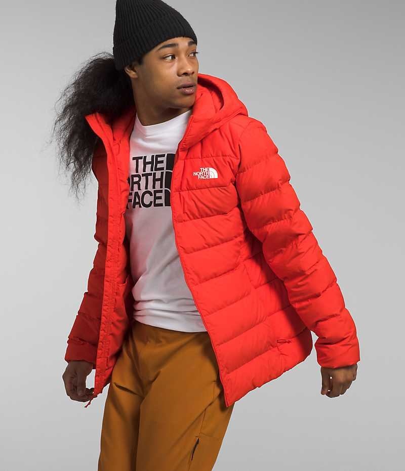 Doudoune The North Face Aconcagua 3 Hoodie Homme Rouge | FR YZLSJ