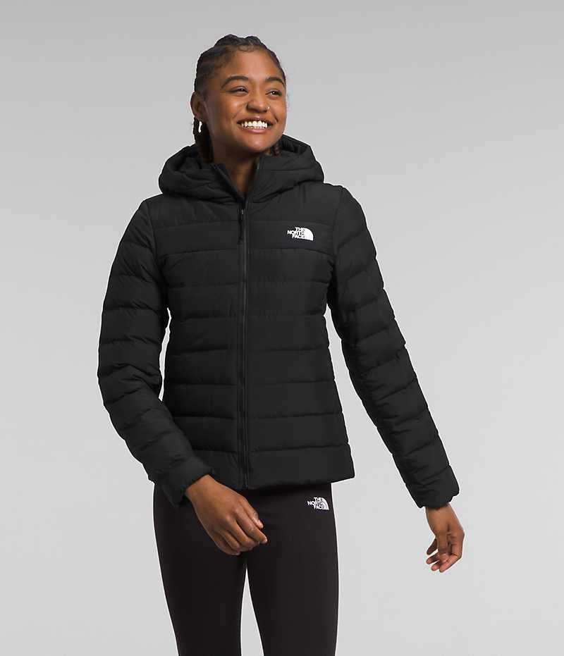 Doudoune The North Face Aconcagua 3 Hoodie Femme Noir | PARIS IPNOH