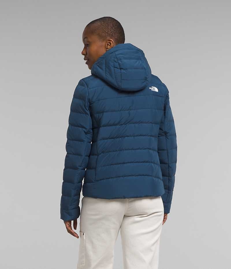 Doudoune The North Face Aconcagua 3 Hoodie Femme Bleu | FR MCEYA
