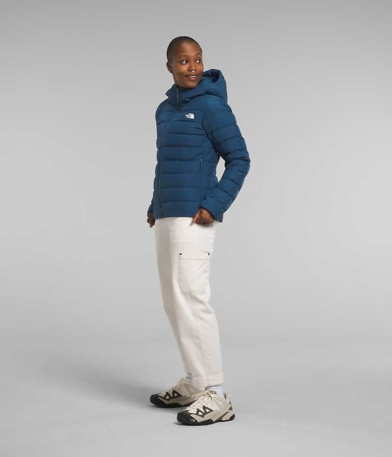 Doudoune The North Face Aconcagua 3 Hoodie Femme Bleu | FR MCEYA