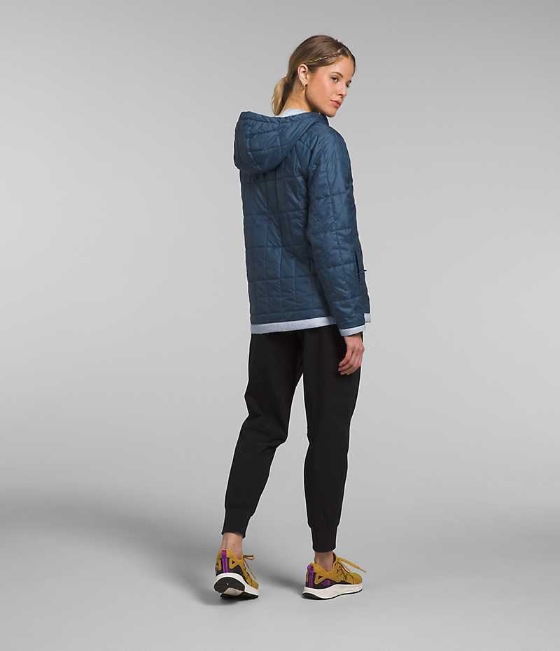 Doudoune The North Face Circaloft ¼-Zip Pullover Femme Bleu | FRANCE DHFWK