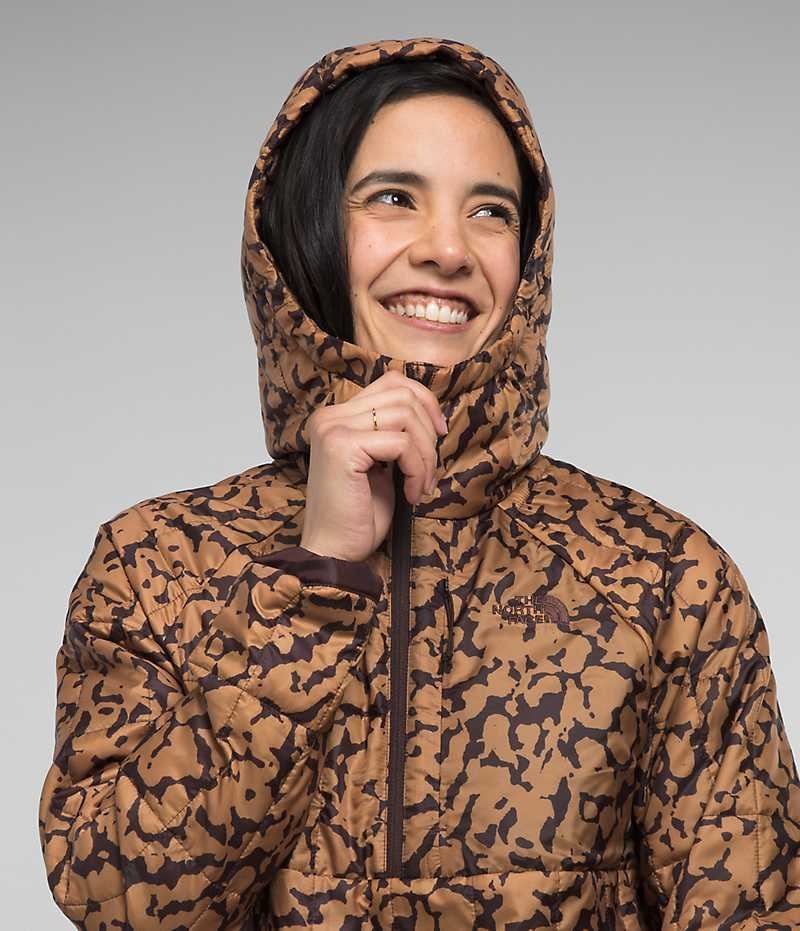 Doudoune The North Face Circaloft ¼-Zip Pullover Femme Marron | PARIS HAIJX