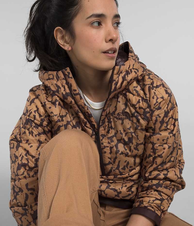 Doudoune The North Face Circaloft ¼-Zip Pullover Femme Marron | PARIS HAIJX