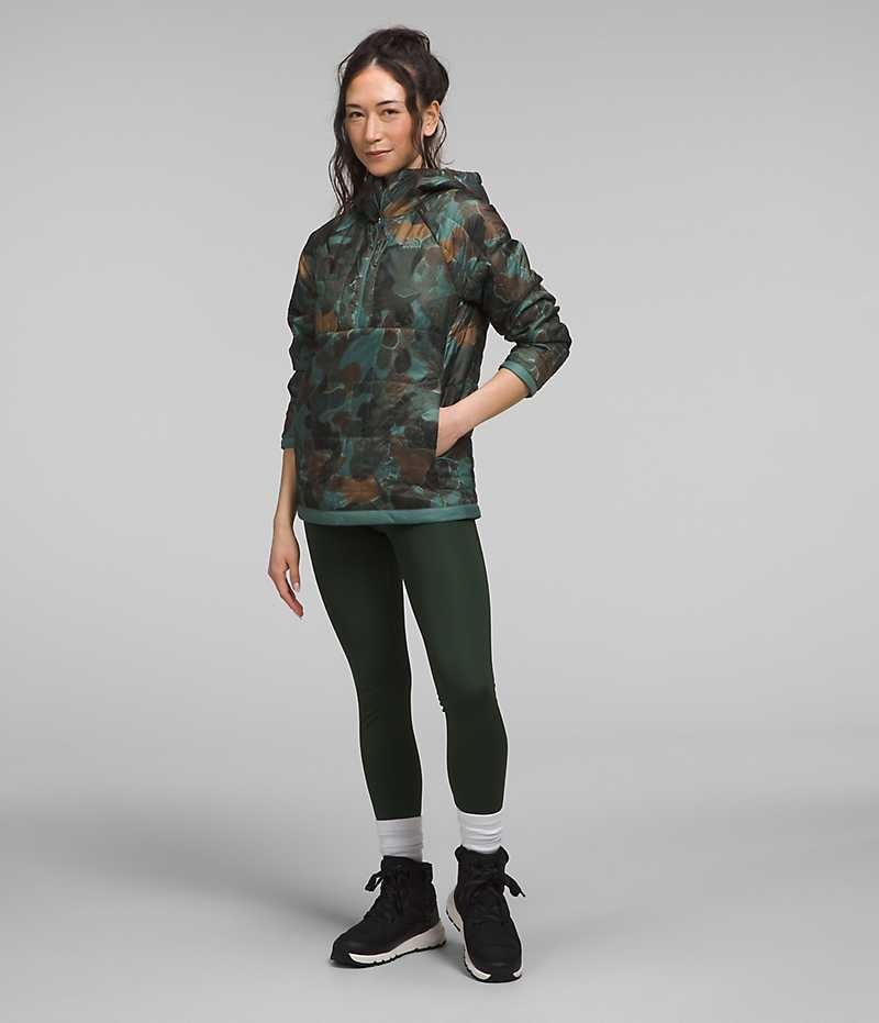 Doudoune The North Face Circaloft ¼-Zip Pullover Femme Camouflage | FR FTKBH