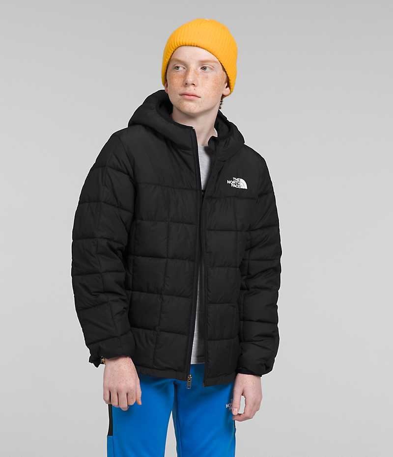 Doudoune The North Face Lhotse Garcon Noir | FRANCE VNSLQ
