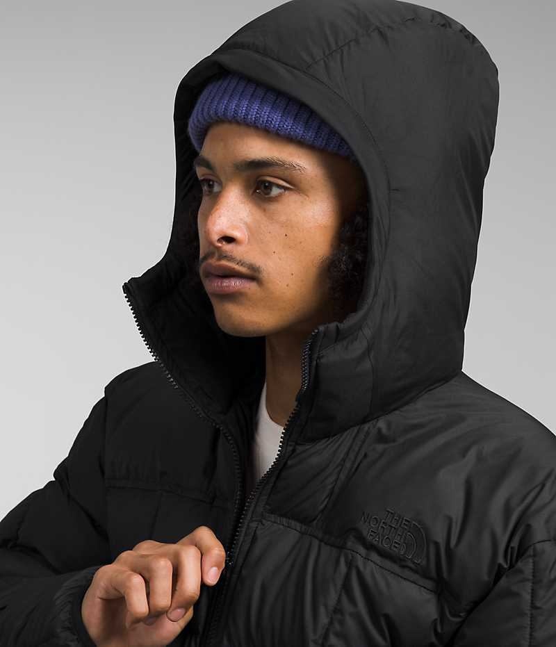 Doudoune The North Face Lhotse Reversible Hoodie Homme Noir | PARIS IRVCF