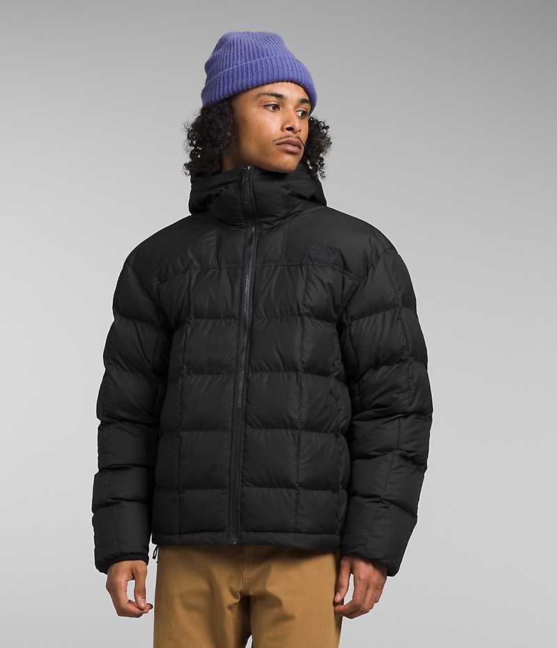 Doudoune The North Face Lhotse Reversible Hoodie Homme Noir | PARIS IRVCF