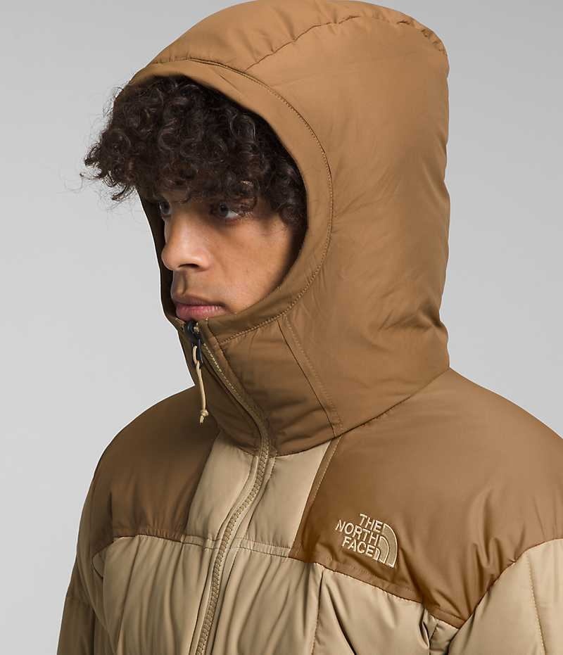Doudoune The North Face Lhotse Reversible Hoodie Homme Kaki | FRANCE UTHOD