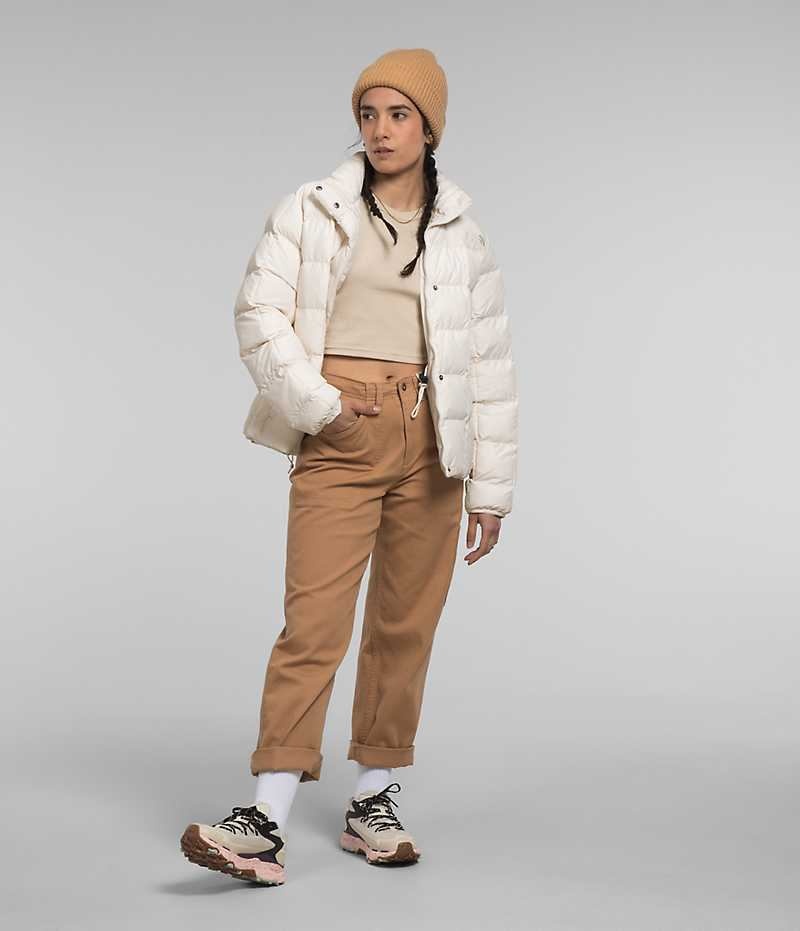 Doudoune The North Face Lhotse Reversible Femme Blanche | FRANCE UCHWI