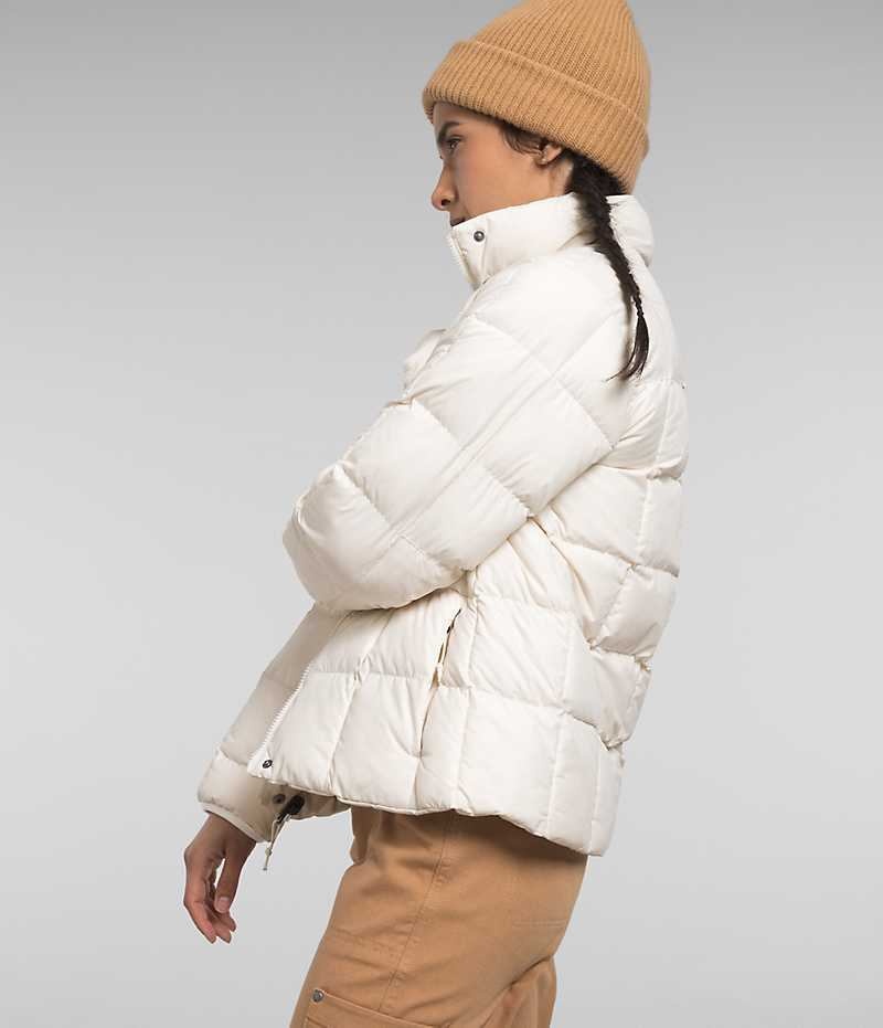 Doudoune The North Face Lhotse Reversible Femme Blanche | FRANCE UCHWI