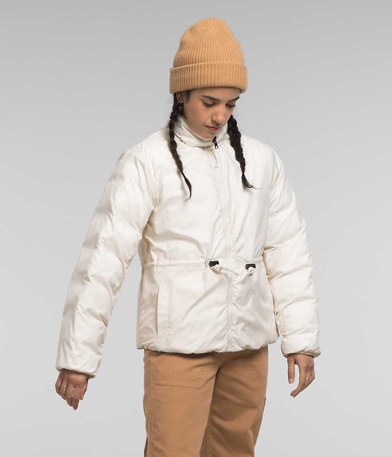 Doudoune The North Face Lhotse Reversible Femme Blanche | FRANCE UCHWI