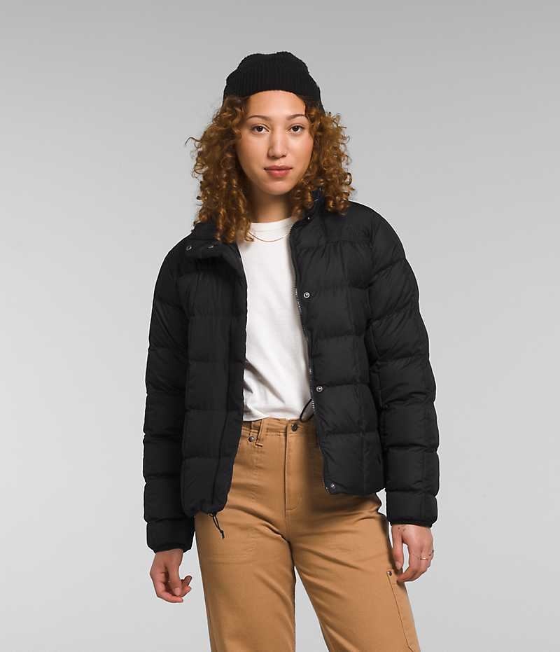 Doudoune The North Face Lhotse Reversible Femme Noir | PARIS NDJCQ