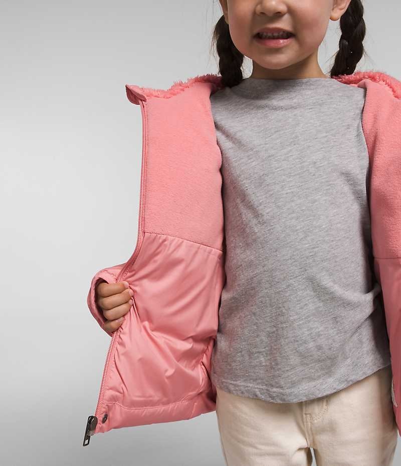 Doudoune The North Face North Encapuchonné Fille Rose | PARIS CIHEZ