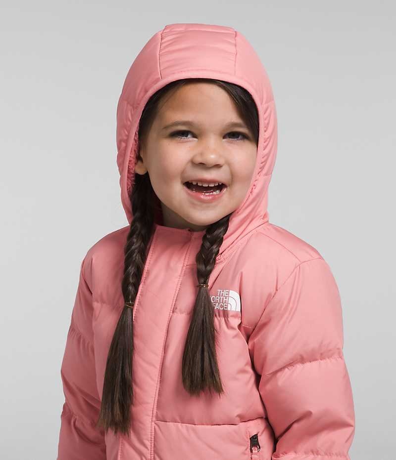 Doudoune The North Face North Encapuchonné Fille Rose | PARIS CIHEZ