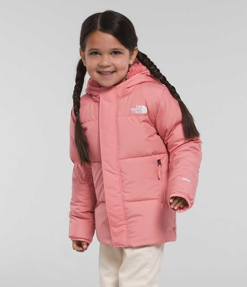 Doudoune The North Face North Encapuchonné Fille Rose | PARIS CIHEZ