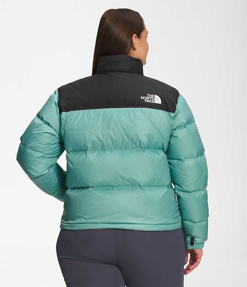 Doudoune The North Face Plus 1996 Retro Nuptse Femme Turquoise | PARIS MPNRV