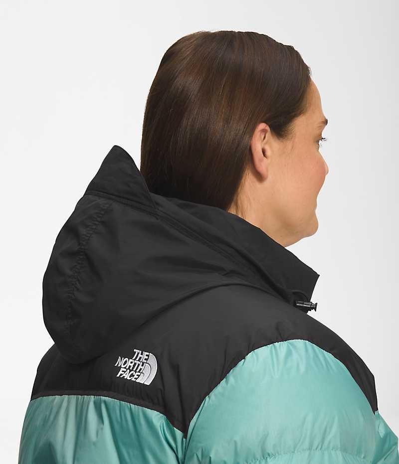 Doudoune The North Face Plus 1996 Retro Nuptse Femme Turquoise | PARIS MPNRV
